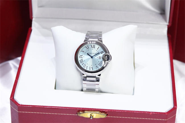 CARTIER 3K Blue Balloon 28mm Quartz 03